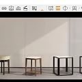 Modern Coffee Tables With Wooden Legs Metal Frames And White Tabletops For Living Room
