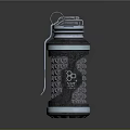 Metal Hand Grenade Weapon With Safety Pin And Textured Metal Casing