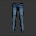 Blue Skinny Jeans For Women With Stretchy Denim And Slim Fit Design