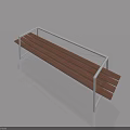 Modern Swing Door with Wooden Panel and Metal Frame for Home Interior Design