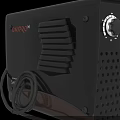 Dark LIVRON Electronic Device With Control Knobs Ports And Power Cable
