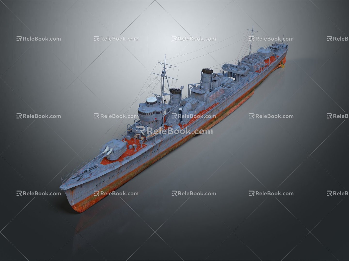 Ship Ship Warship Warship 3d model