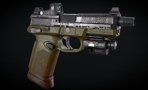 Viper FNX45 pistol 3d model