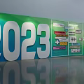 Modern Photo Spot With Neon Lights And Colorful Cube Installations