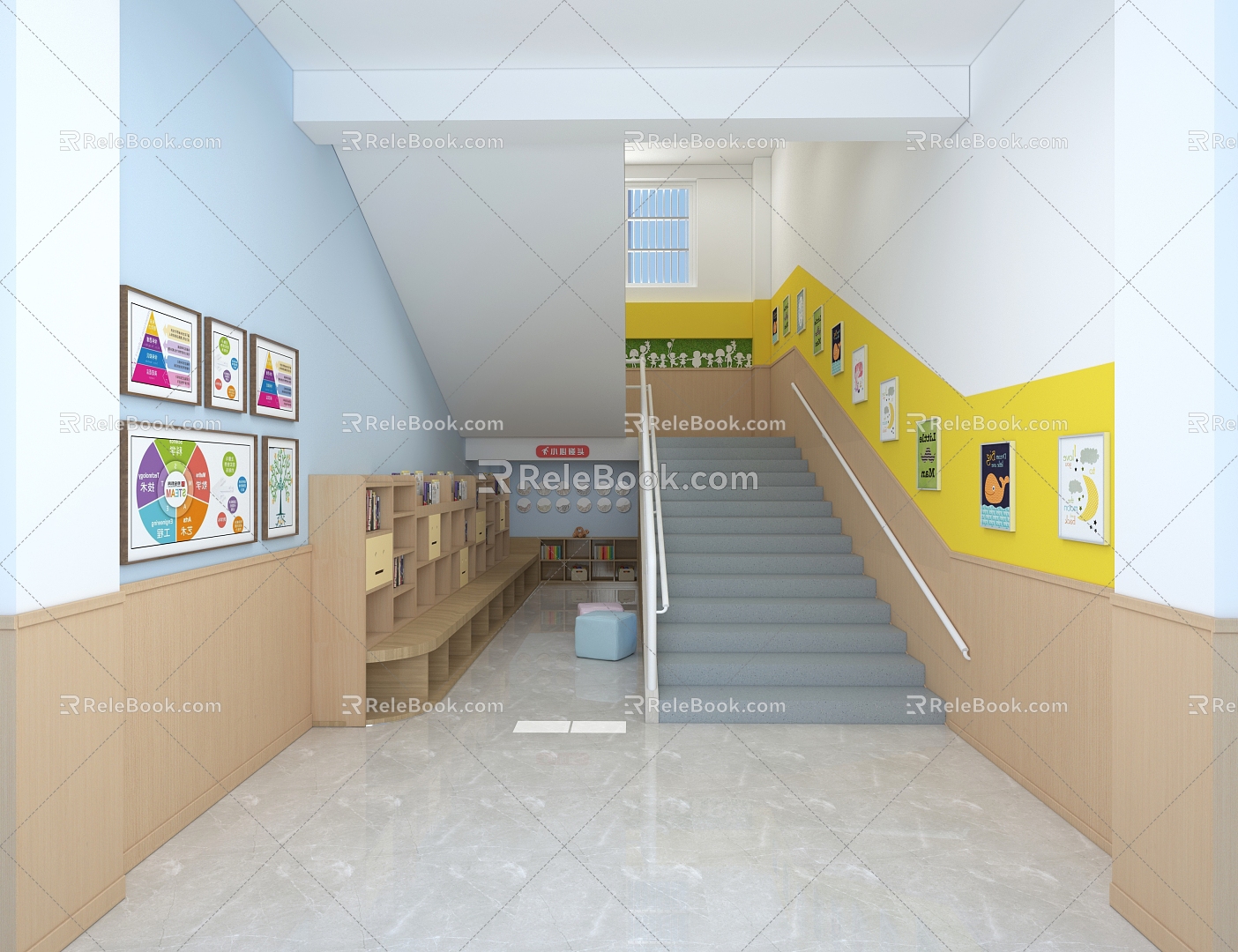 Kindergarten Staircase model