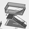 Diverse Staircases Architectural Models With Different Design Styles And Structures