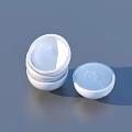 Elegant White Ceramic Tableware Set With Stackable Round Bowls For Kitchen