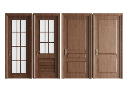 French retro single door 3d model