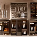 Multiple Modern Wardrobe Designs With Hanging Rods Drawers And Storage Shelves