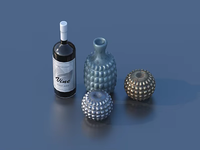 daily necessities craft ornaments art 3d model
