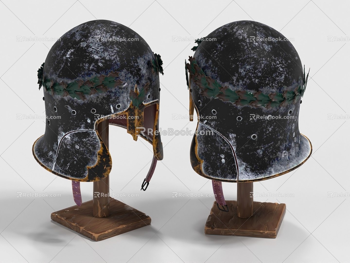 Iron Hat Helmet Knight Helmet Armor 3d model