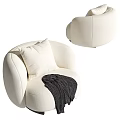 Single sofa 3d model