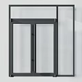 Various Modern Window And Door Designs With Black Frames And Glass Panels
