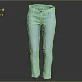 Light Blue Denim Straight Leg Jeans For Women's Casual Comfortable Wear