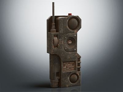 Industrial LOFT walkie talkie old walkie talkie 3d model