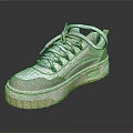 Light Colored Casual Sneakers With Thick Sole And Modern Design For Daily Wear