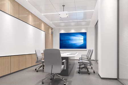 Small conference room 3d model