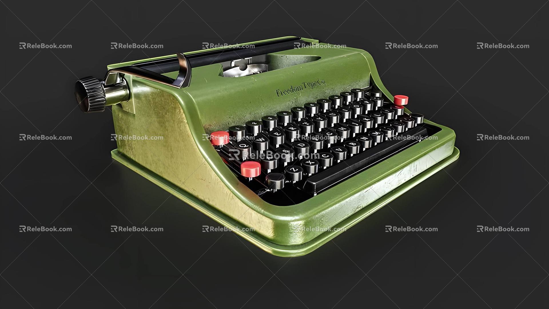 typewriter 3d model