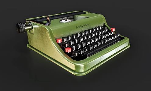 typewriter 3d model