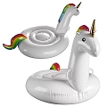 Unicorn Swimming Circle 3D Model Swimming Circle Unicorn Children Cartoon Cute Bath 3d model