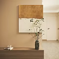 Modern Black Coffee Table In Living Room With Vase Green Plant Books And Koala Decor