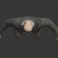 3D Sci Fi Character and Creature Model with Unique Mechanical Arm and Head Design
