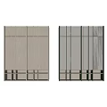 Modern Wardrobe Designs Featuring Multiple Door Styles And Storage Solutions 3d model