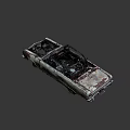 Rusty convertible 3d model
