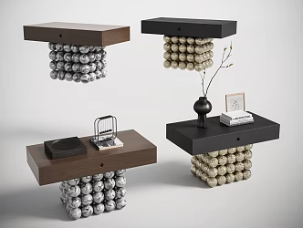 Bedside table 3d model