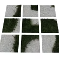 Different Terrain Types With Grass And Gravel Sections In Grid Layout