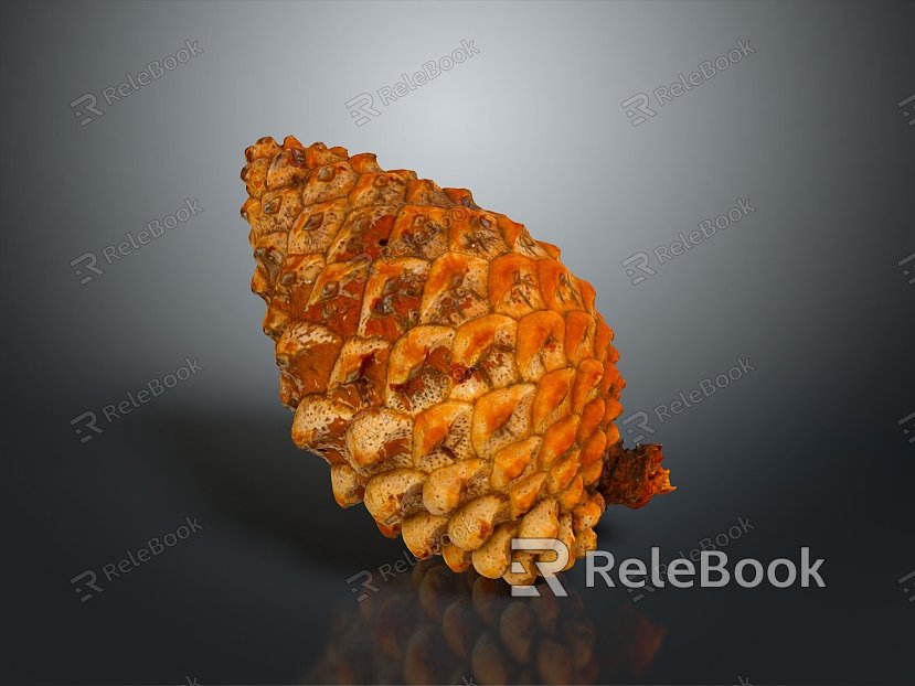 Pine cone plant game item model