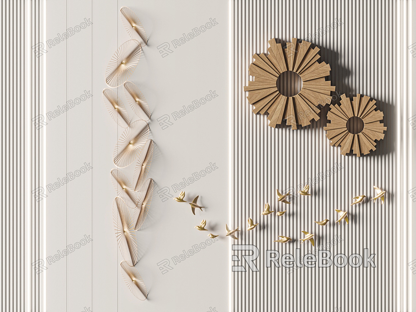 Modern wall decoration sculpture ornaments model