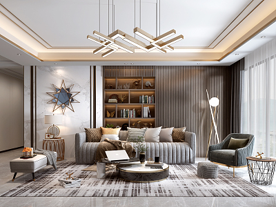 Light Luxury Living Room model