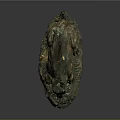 Detailed Brass Beaver Sculpture With Textured Base And Realistic Features