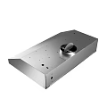Stainless Steel Kitchen Range Hood Modern Design With Built in Lights For Cooking
