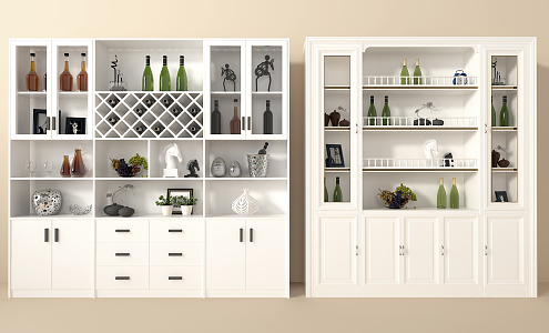 Jane Ou Wine Cabinet 3d model