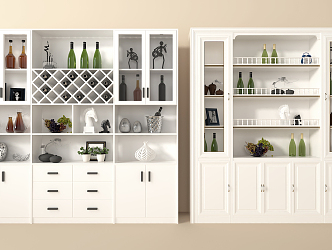 Jane Ou Wine Cabinet 3d model