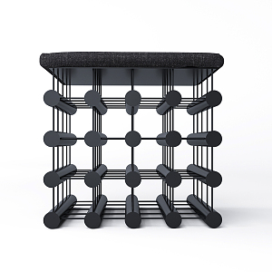 Modern Stool Chair 3d model