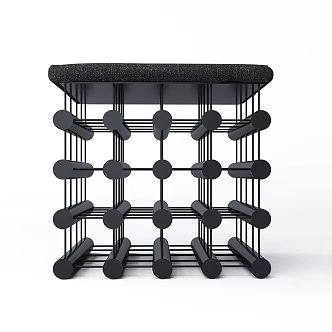 Modern Stool Chair 3d model
