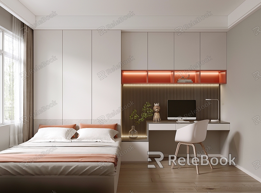 Modern Tatami Bedroom model