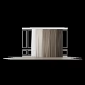 Elegant Curtains In White Beige And Brown Tones For Modern Home Interior