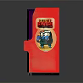 Purple Monster Vending Machine And Red Coin Pusher Arcade Game