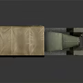 Functional Military Truck With Canvas Cover And Cargo Bed