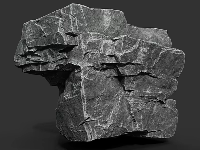 Natural Stone and Wood Natural Materials with Textured Surfaces for Rustic Home Decor Design 3d model