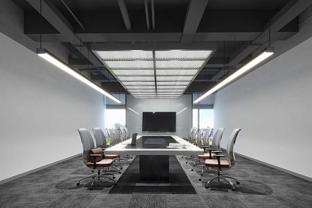 Modern conference room office area 3d model