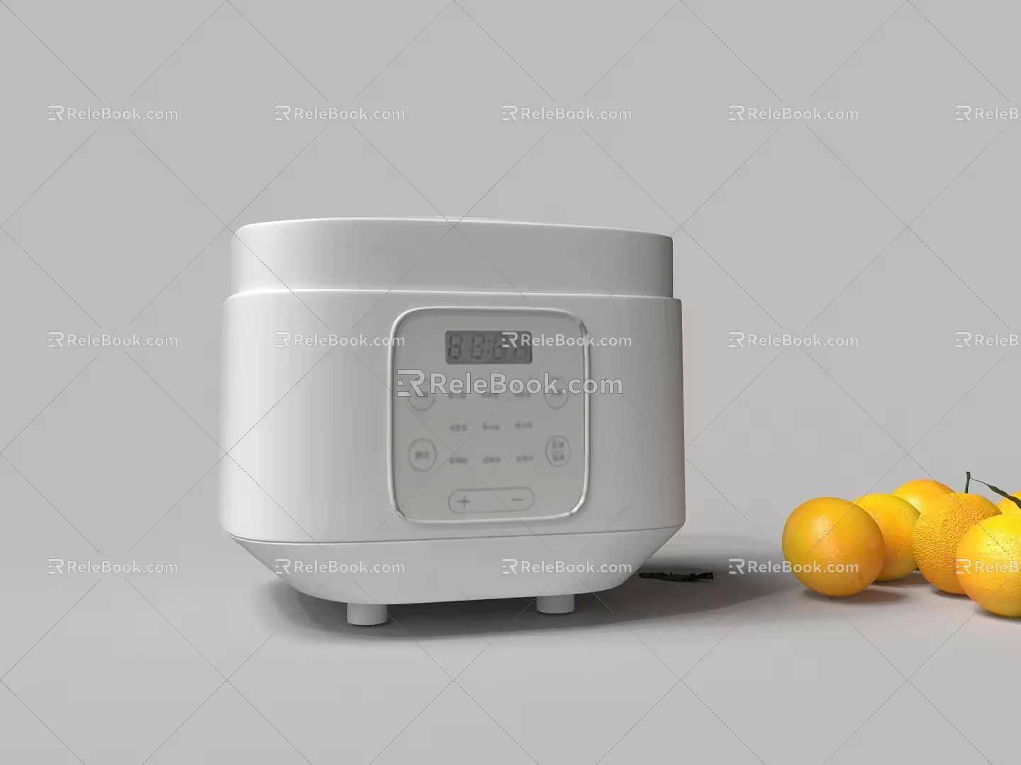 Modern multi-function rice cooker 3d model