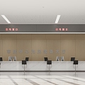 Modern Hall Service Hall 3d model