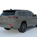 Gray Jeep Grand Cherokee SUV With Sleek Design And Alloy Wheels