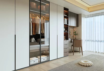 Modern Italian Dresser Wardrobe 3d model