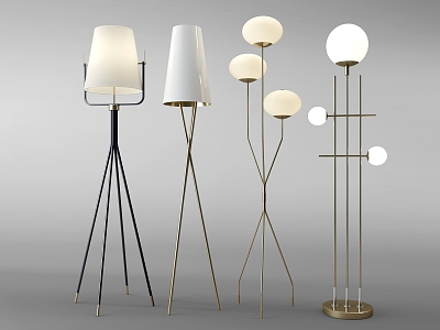 Nordic Style Floor Lamp 3d model